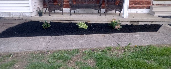 Mulching job